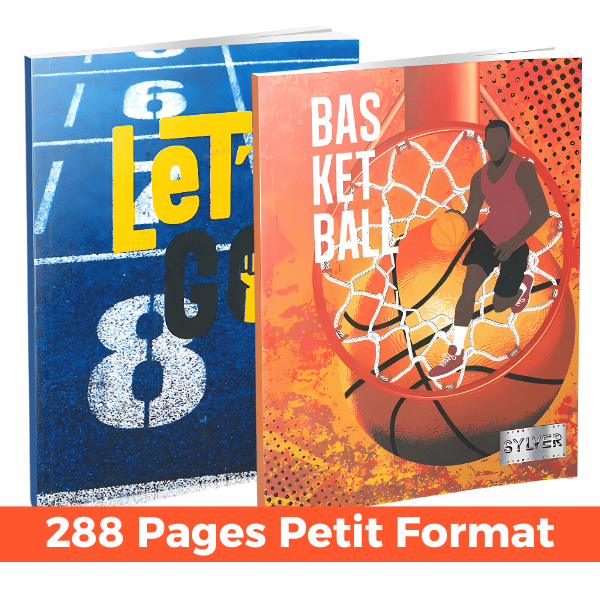 Cahier 288 Pages – 17×22 cm – Papier 60g