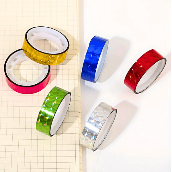 6 Rouleaux de ruban adhésif coloré