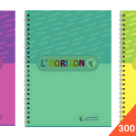 Cahier L’horizon 300 Pages Petits Carreaux – Grand Format A4