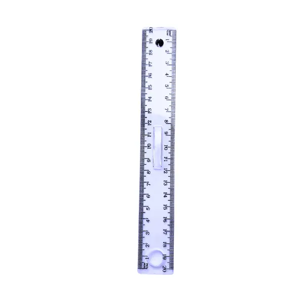 Règle Transparente Simple 20 cm